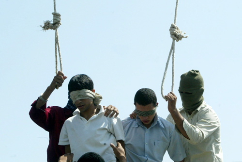 gay iranian execution, mashad, july 2005